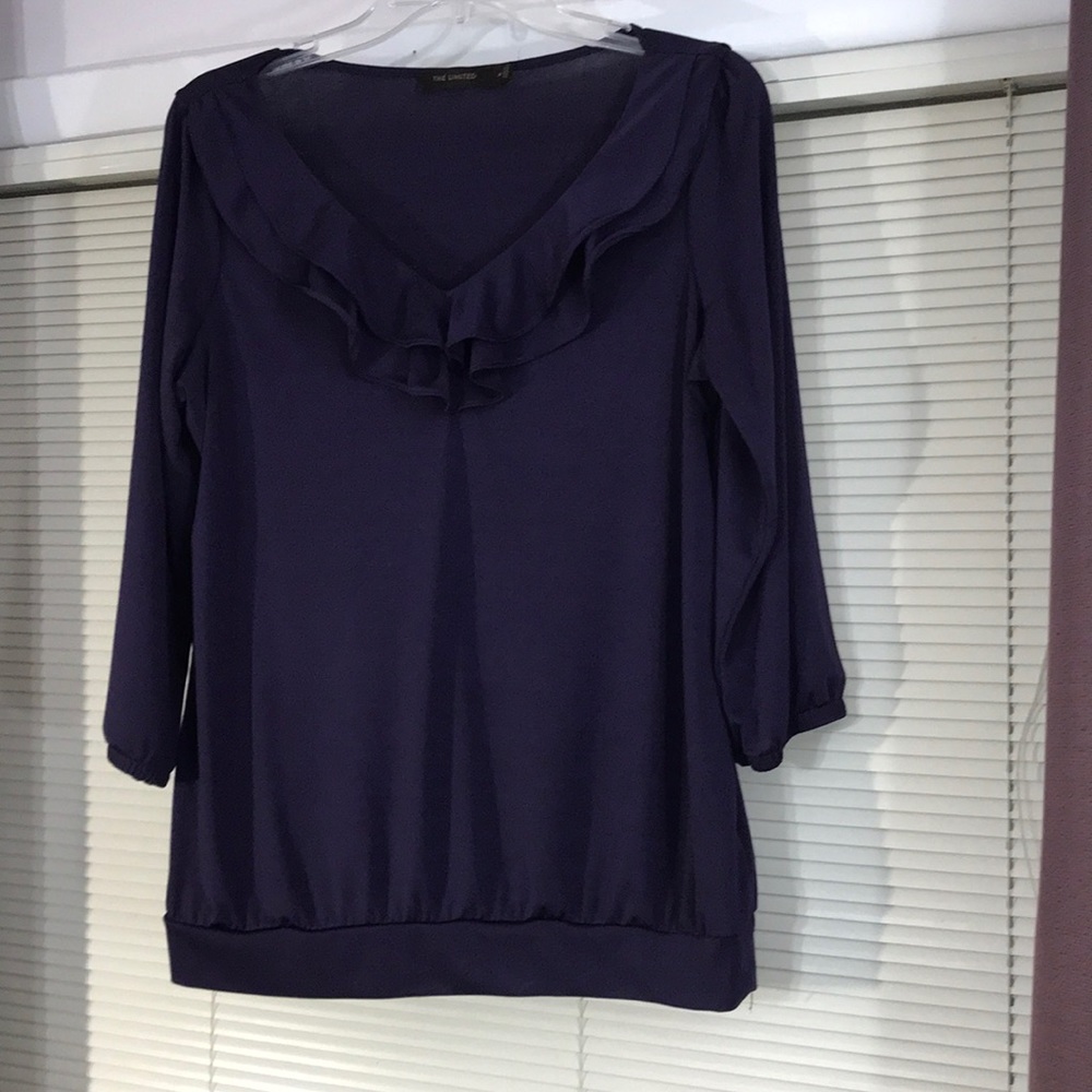 Ladies top eggplant color